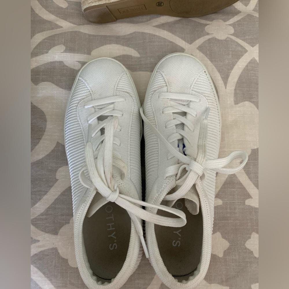 Rothy’s white sneakers